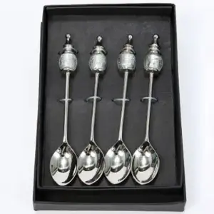 Clear Bead Coffee Spoons for Elegant Drink Stirring