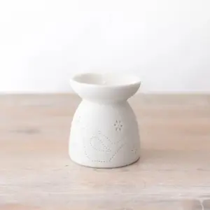 Bird Cut Out Oil Burner - 9cm Decorative Porcelain Design