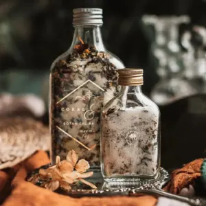 Botanical Bath Salts - Mermaid Lagoon 200ml for Relaxation