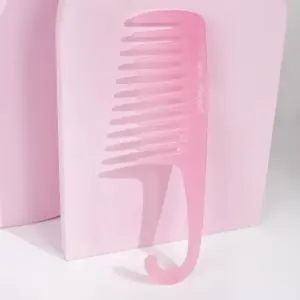 Pretty Pink Shower Hair Comb for Easy Conditioning