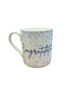 Congratulations China Mug - Celebrate with Elegance & Style