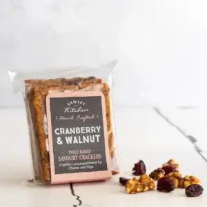 Cranberry & Walnut Savoury Crackers – Unique Artisan Delight