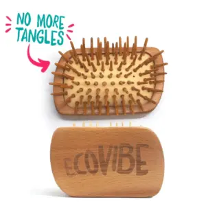 Eco Friendly Bamboo Detangling Hairbrush for Healthy Hair