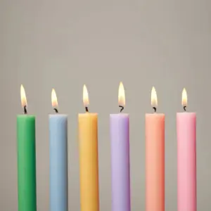 True Grace Pastel Box of 12 Dining Candles