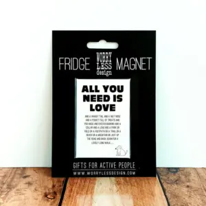 Dog Lovers Fridge Magnet - Love and Dogs Gift