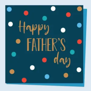 Dotty Design Father's Day Card