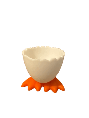 Chick Egg Cup - Cute Children's Egg Cup for Breakfast Fun