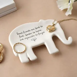 Elephant Ring Dish - Perfect Jewelry Holder for Home Decor