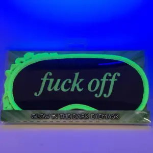 Glow in the Dark Sleep Eye Mask - F*ck Off for Comfort