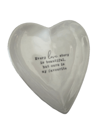 Every Love Story Trinket Heart Dish, Beautiful 10cm Keepsake