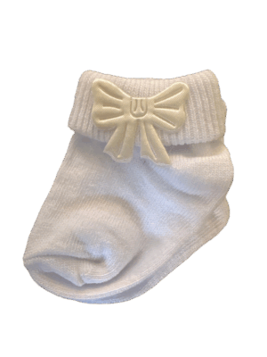 Baby Girl Organic Cotton Pink Socks - Cute and Comfy Wear Cream