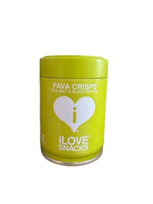 Sea Salt & Black Pepper Fava Crisps - Healthy Snack Tin