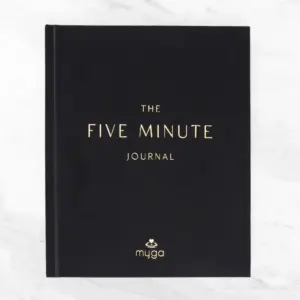 Five Minute Journal for Daily Gratitude and Wellbeing Boost