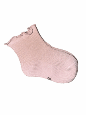 Frilly Baby Socks Mauve
