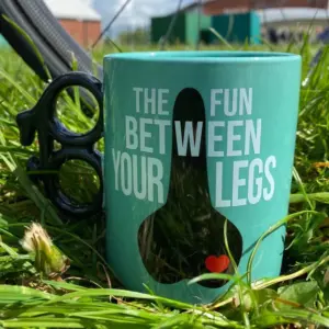 Fun Between Legs Bike Mug - Novelty Gifts for Bike Lovers