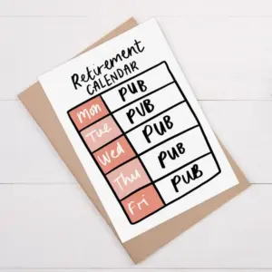 Pub Lovers Retirement Card - Funny Farewell Greeting