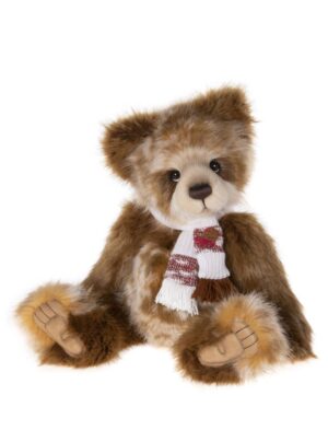 Charlie Bears Secret Collection Gingerbread Cookie Panda Jointed Plush Teddy Bear