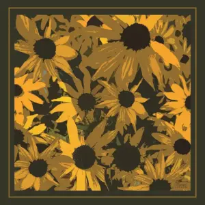 Gloriosa Daisy Luxury Silk Scarf
