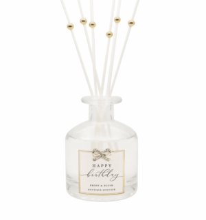 Happy Birthday Peony & Blush Diffuser - Elegant Gift Idea