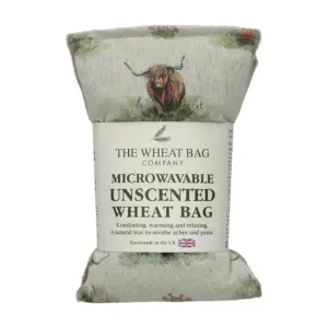 Highland Cattle Duo Fabric Wheat Bag - Soothing Comfort