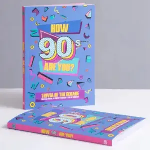 90s Are You? Trivia Book - Must-Have for 90s Lovers