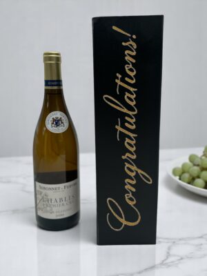 Congratulations Bottle Box - Unique Keepsake Gift