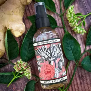 Bergamot and Ginger Hand Sanitiser - Nourishing & Fragrant