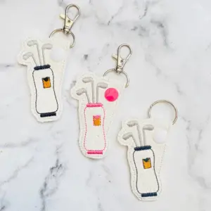 Golf Clubs Keyring/Keychain - Perfect Accessory for Enthusiasts