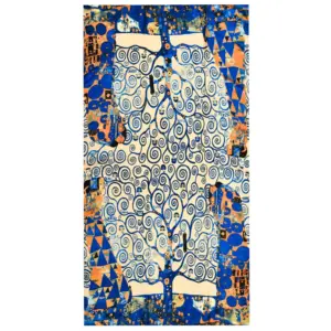 Klimt Impressionist Tree of Life Print Silk Scarf