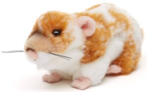 Uni Toys L69532GO Golden Hamster (golden brown) 18cm Length Soft Toy
