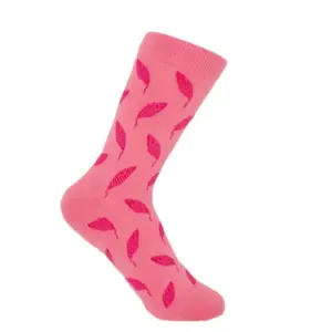 Leaf Women's Luxury Socks - Timeless Elegance & Comfort Pink