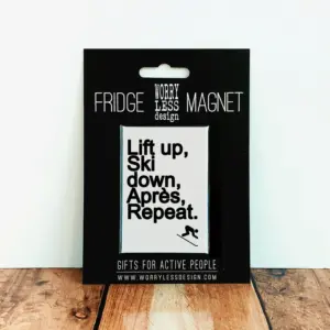 Ski Lovers Fridge Magnet - Perfect for Enthusiasts' Decor