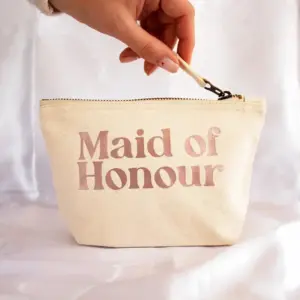 Maid of Honour Makeup Bag - Beautiful & Heartfelt Gift