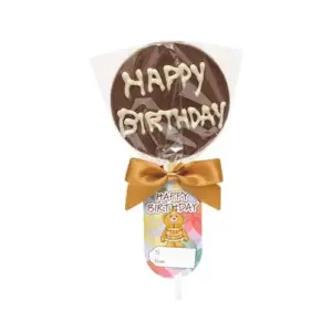 Happy Birthday Chocolate Lollipop - Celebrate with Sweet Treats