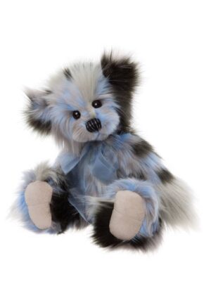 Charlie Bears Miss Liddell Plush Jointed Bear with Organza Ribbon Bow