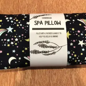 Moon & Stars Heatable Lavender Spa Pillow for Ultimate Relaxation