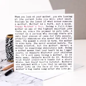 Mother's Day Card - Heartfelt Quotes for Mom's Special Day