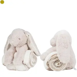 Soft Toy Rabbit | Adorable Plush Rabbit & Blanket Set