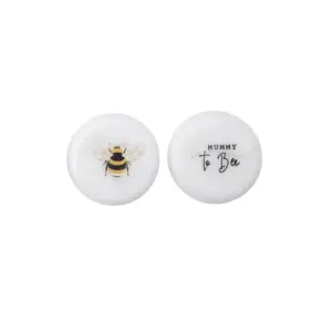 Mummy to Bee Keepsake Candle - Round Keepsake Pebble
