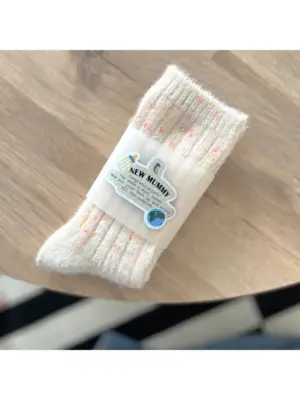New Mummy Socks - Fluffy Neon Fleck Gift Socks for Comfort