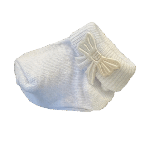 Baby Girl Organic Cotton Pink Socks - Cute and Comfy Wear White