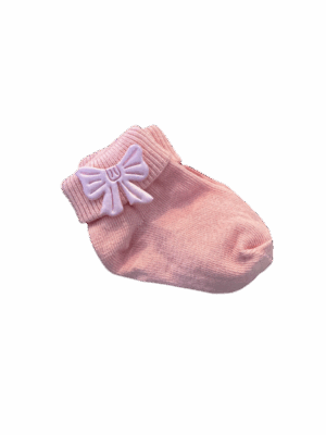 Baby Girl Organic Cotton Pink Socks - Cute and Comfy Wear Pink