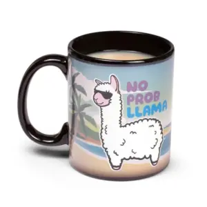 No Prob Llama Mug - Whimsical Heat-Changing Magic