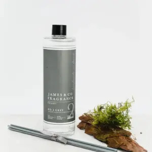 James & Co Grey Luxury Scented Diffuser Refill - 200ml Fragrance