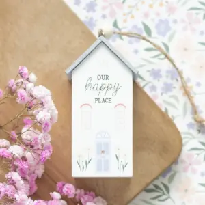 Our Happy Place Hanging House Decoration Keepsake Gift