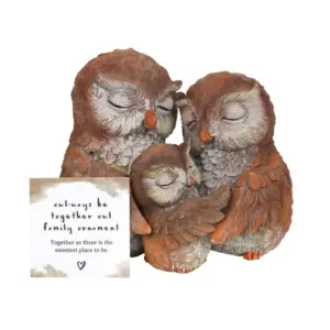 Owl-ways Be Together Cute Family Ornament for Home Decor