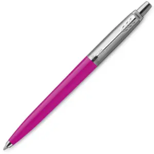 Parker Jotter Ballpoint Pen - Magenta with Chrome Trim