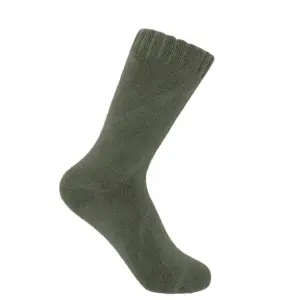 Peper Harrow Ribbed Cuff Women's Premium Bed Socks in Grey