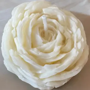Peony White Mini Candle - Elegant Scented Mini Candle Décor