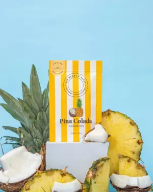 Pina Colada Gummies - Tropical Delight in 50g Pouch